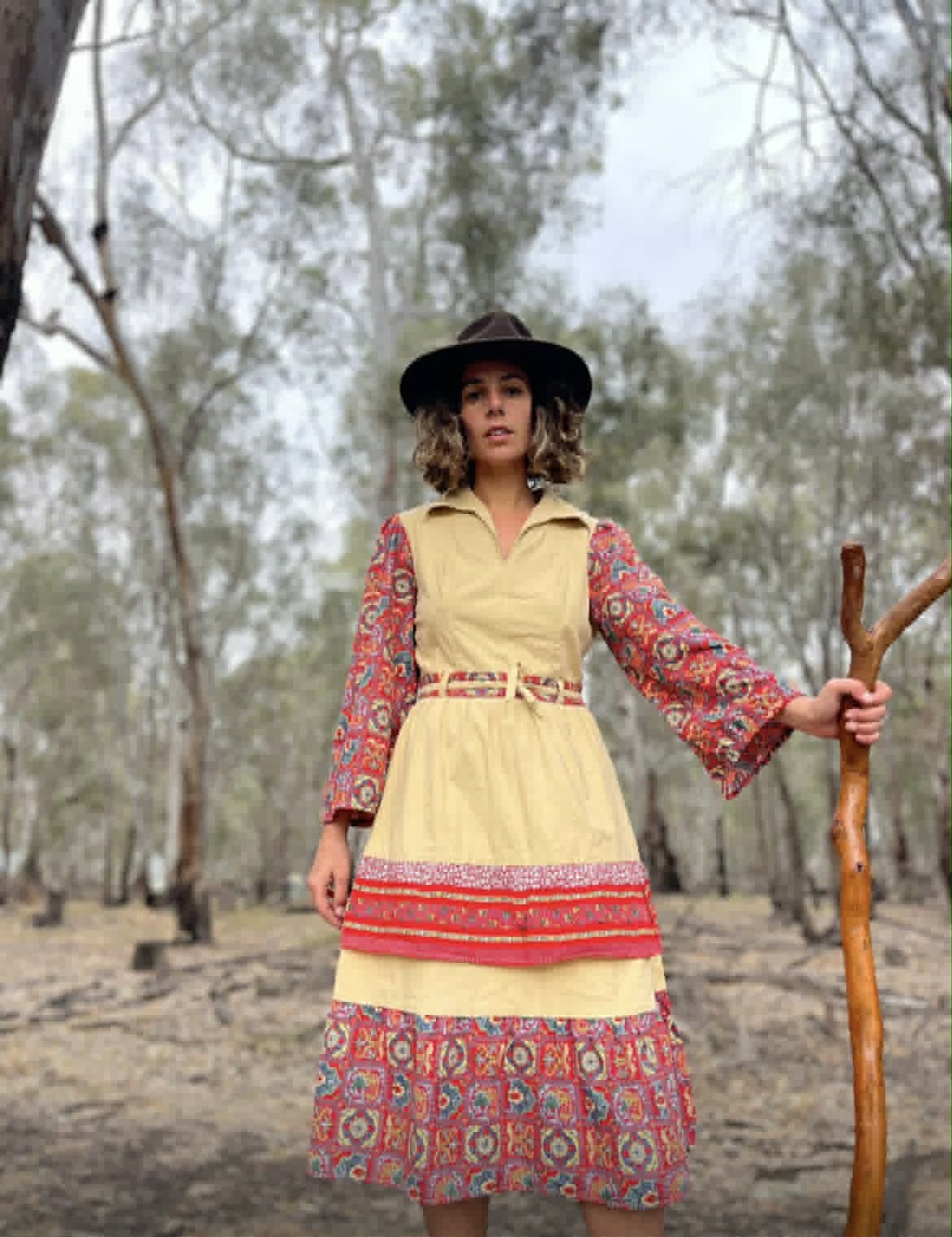 Vanessa in the forest